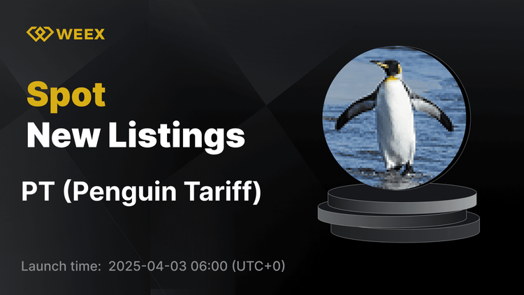 Penguin Tariff (PT) Now Live on WEEX Spot with PT USDT Trading Open