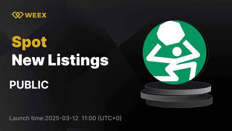 Public (PUBLIC) Joins WEEX Spot – PUBLIC USDT Trading is Now Live