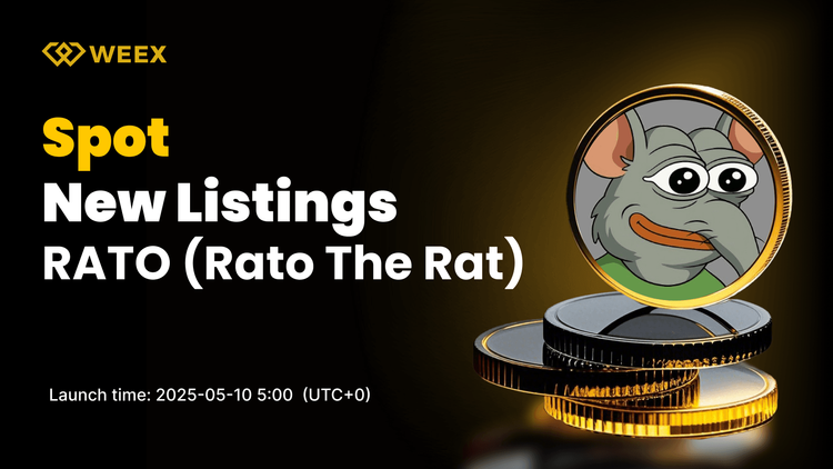 Rato The Rat (RATO) Debuts on WEEX Spot with RATO USDT Trading Pair