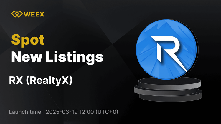 RealtyX (RX) Now Listed on WEEX – Trade RX USDT Today