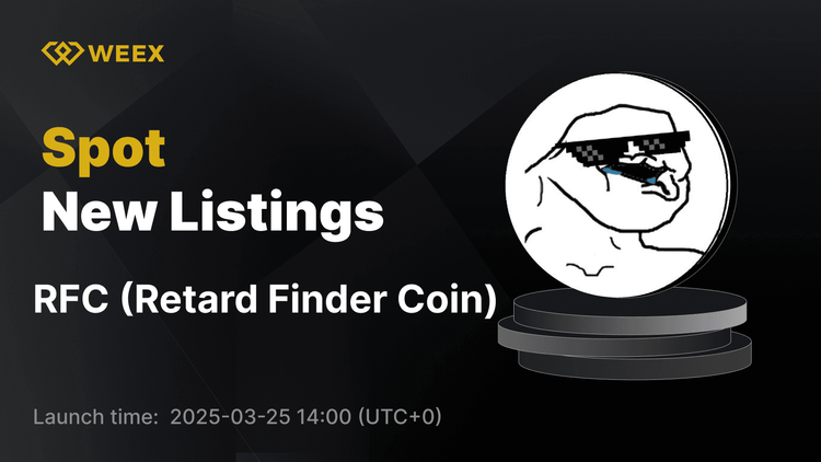 Retard Finder Coin (RFC) Gets Listed on WEEX with RFC USDT Pair Trading Opening Soon