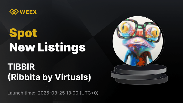 Ribbita by Virtuals (TIBBIR) Now Listed on WEEX with TIBBIR USDT Trading Open