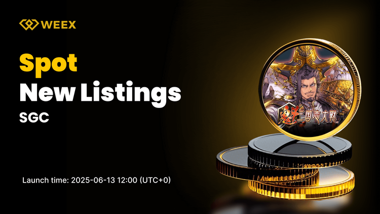 SGC USDT Will be Listed on WEEX Spot