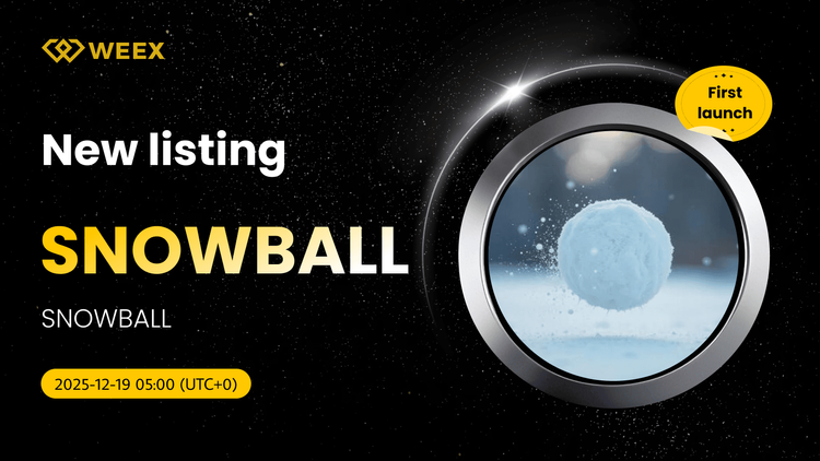 SNOWBALL USDT Now Live: WEEX Lists SNOWBALL Coin