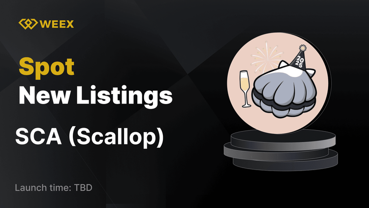 Scallop (SCA) ahora cotizado y SCA USDT Trading se abre en WEEX
