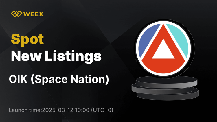 Space Nation (OIK) Gets Listed on WEEX Spot – OIK USDT Trading Now Open