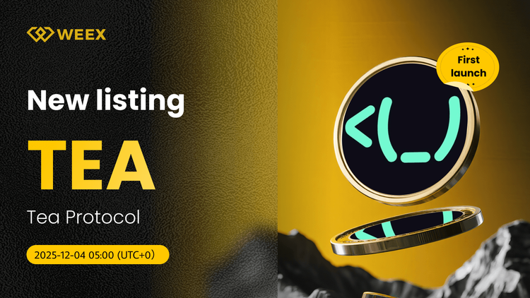 TEA USDT Trading Abrir: Tea Protocol (TEA) Coin Lists em WEEX