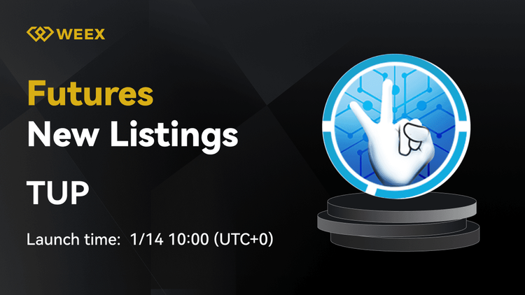 Tenup (TUP) Will be Available and TUP USTD Pair Will Launch on WEEX