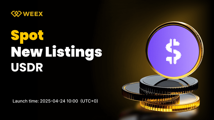 USDR, WEEX Spot'ta USDR USDT Çifti ile İşlem Görmeye Başladı