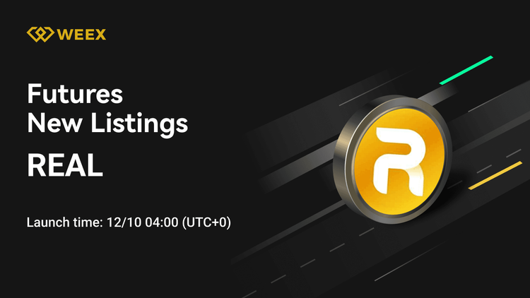 REAL USDT Perpetual Contract Listed on WEEX Futures