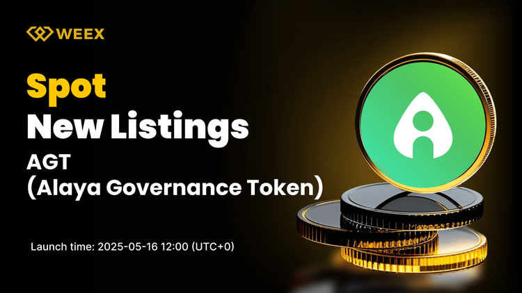 WEEX to List Alaya Governance Token (AGT) Spot Trading with AGT USDT Pair Opening