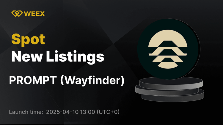 Wayfinder (PROMPT) Is Now Available on WEEX Spot — PROMPT USDT Pair Opens for Trading