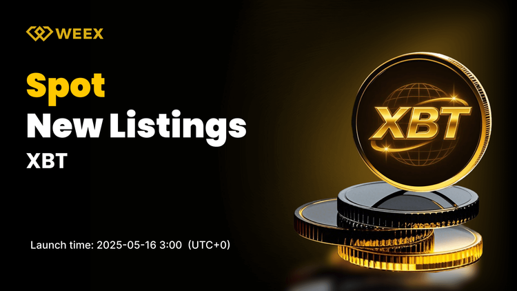 XBT (XBT) Spot Trading Listed on WEEX with XBT USDT Pair