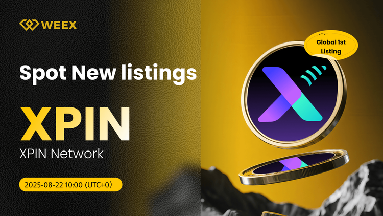 XPIN Network (XPIN) Token Now Listed on WEEX Spot with XPIN USDT
