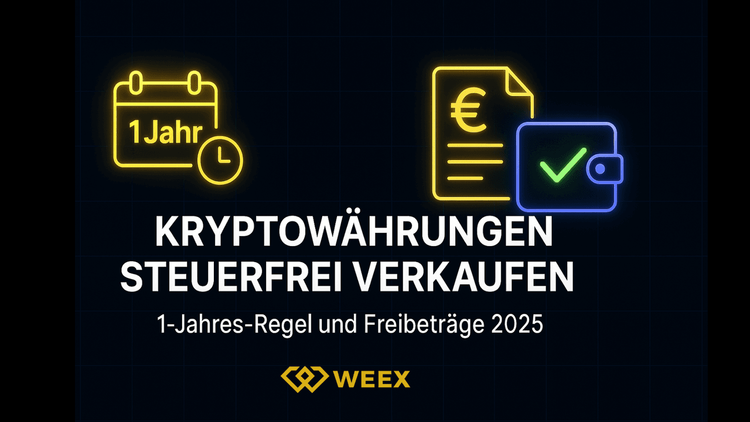 Kryptowährungen steuerfrei verkaufen: 1-Jahres-Regel und Freibeträge 2025