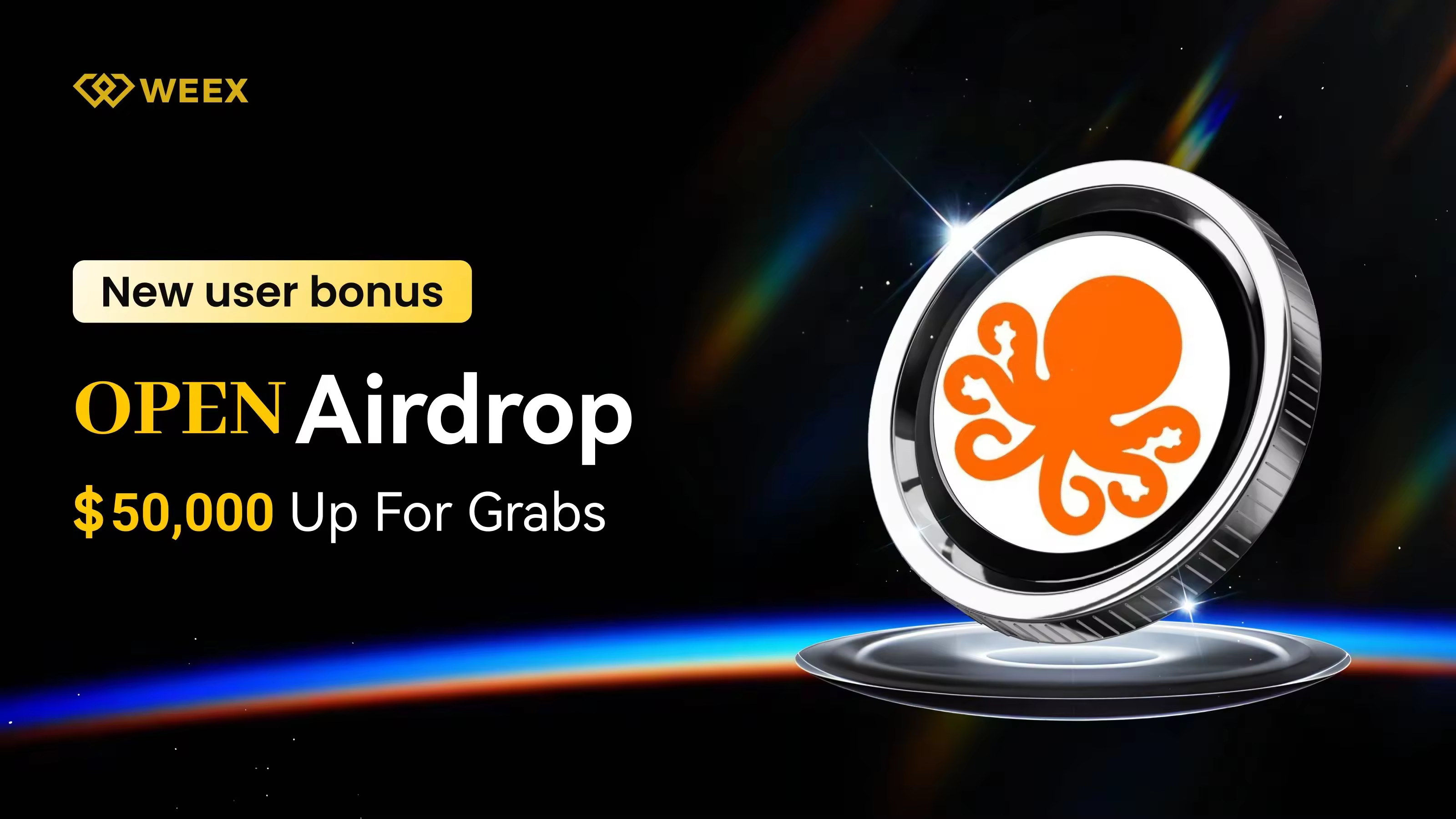Nur noch 2 Tage: Nehmen Sie im September 2025 am WEEX 0.000 OPEN Airdrop für neue Nutzer teil.