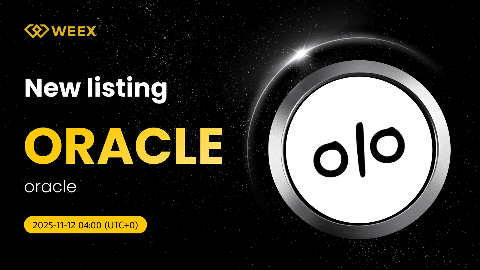 ORACLE USDT Spot Trading: WEEX Lists oracle Coin