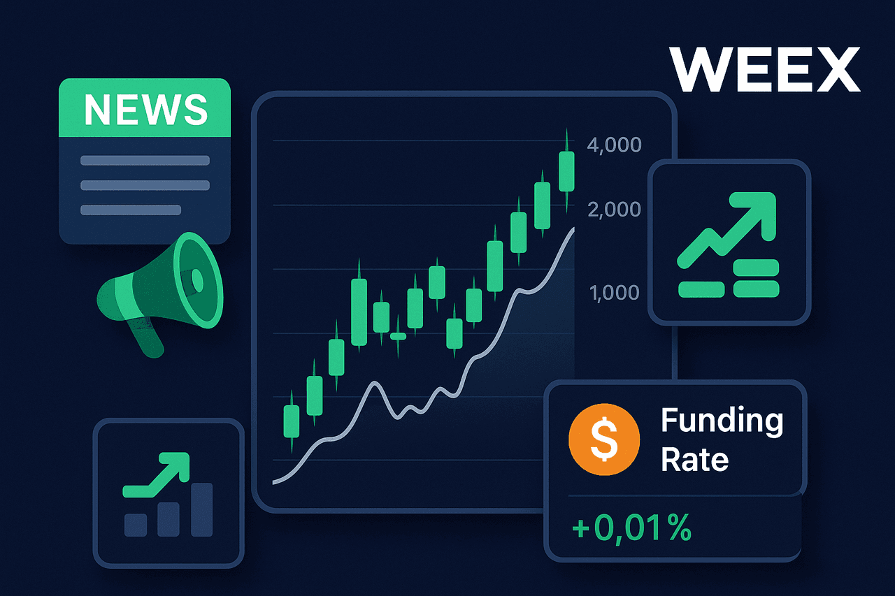 توکن پیج های WEEX: داشبورد خبر و سنتیمنت برای تصمیم های سریع و دقیق